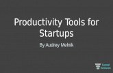 Productivity tools for startups