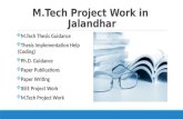 M.Tech Project Work in Jalandhar