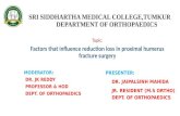 Jc factors that influence reduction loss in proximal humerus fracture surgery