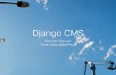 Introduction to Django CMS