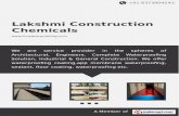 Lakshmi Construction Chemicals, Coimbatore, General Construction