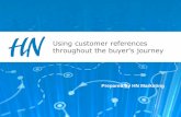 Using customer references throughout the buyer's journey