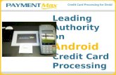 Andoird credit card app