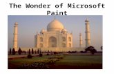 The wonder of microsoft paint