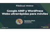 Presentación webinar Google AMP y WordPress