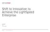 Shift to Innovation to Achieve the Lightspeed Enterprise