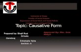 The Causative Form