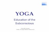 Yoga education of subconscious march 01, 2017