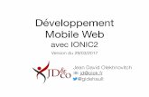 Développement web mobile avec IONIC 2