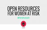 Open resources for women at risk | Emerge 2015, Saïd Business School