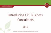CPL: Business Strategy Consultancy - ingredients in food and related life sciences