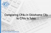 Comparing CPAs in Oklahoma City to CPAs in Tulsa (SlideShare)