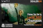 How to be a Local SEO Champion