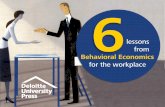 Six behavioral economics lessons for the workplace