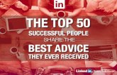 50 Successful People Share the Best Advice They Ever Received