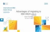 Advantages of migrating to db2 v11.1