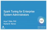 Spark Tuning for Enterprise System Administrators By Anya Bida