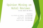 Opinion Mining on Hotel Reviews