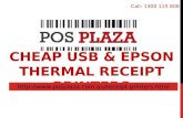 Cheap USB & Epson Thermal Receipt Printers
