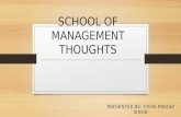 School of management thoughts