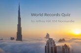 World Records Quiz
