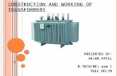 Transformer construction,types and working