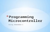 Programming ATmega microcontroller using Embedded C