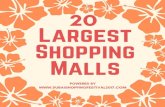 20 Largetst Shopping Malls in the World