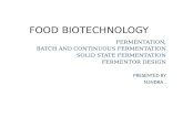 Food Biotechnology- Fermentation
