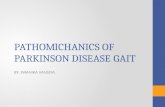 Pathomechanics of parkinson disease gait