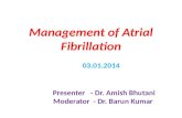 atrial fibrillation- management