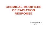 Chemical modifiers of radiotherapy