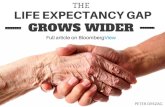 The Life Expectancy Gap Grows Wider