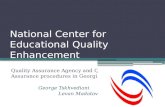 Partner Presentation: National Center for Educational Quality Enhancement