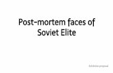 Post mortem faces of soviet elite (exhibition)