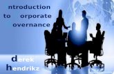 Corporate Governance by Derek Hendrikz