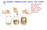 10 unique fundraising ideas for charity