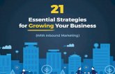 21 Essential Strategies for Growing Your Business