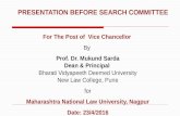 Prof. Dr. Mukund Bhagirath Sarda