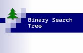 Binary Search Tree. Tree  A nonlinear data structure consisting of nodes, each of which contains data and pointers to other nodes.  Each node has only.