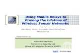 KAIS T Using Mobile Relays to Prolong the Lifetime of Wireless Sensor Networks Wei Wang, Vikram Srinivasan, Kee-Chaing Chua MobiCom ‘05 Presentation by.