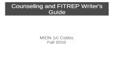 Counseling and FITREP Writer's Guide MIDN 1/c Cobbs Fall 2010.