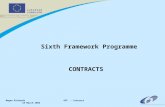 Megan Richards 6FP - Contract 18 March 2003 Sixth Framework Programme CONTRACTS.