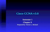 Cisco CCNA v3.0 Semester 1 Chapter 9 Prepared by: Terren L. Bichard.