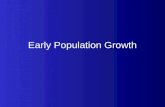 Early Population Growth. World Population Growth