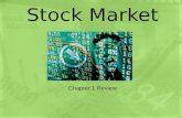 Stock Market Chapter 1 Review. Where you take chances and either get rich….