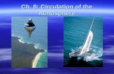 Ch. 8: Circulation of the Atmosphere