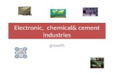 Electronic, chemical& cement industries