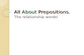 All About Prepositions.