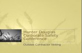Hunter Douglas Corporate Safety Conference